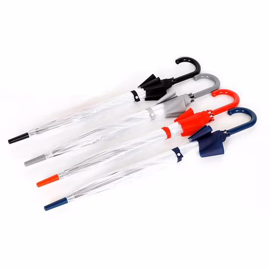 Promozione Poe Auto Open 21 pollici Ombrello per bambini trasparente