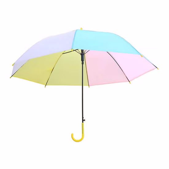 Ombrello Poe dritto in PVC personalizzato OEM ecologico di nuovo design, regalo trasparente per bambini