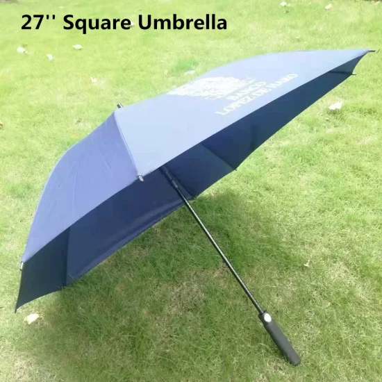 Ombrello da golf da pioggia da 27'' personalizzato antivento promozionale per esterni di fabbrica